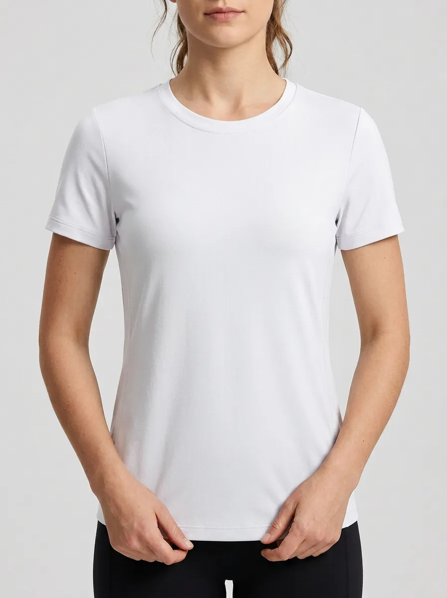 Women's Tailored Side-Panel Crewneck T-Shirt
