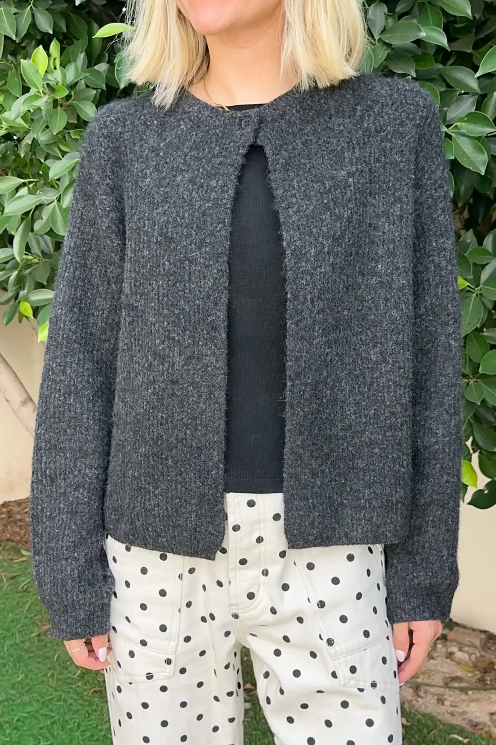 Soft Button Front Cardigan
