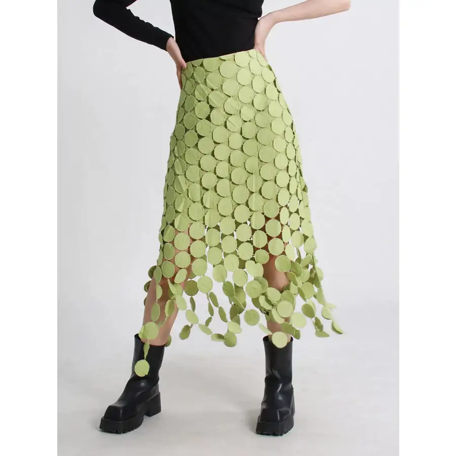 Fringe Midi Skirt