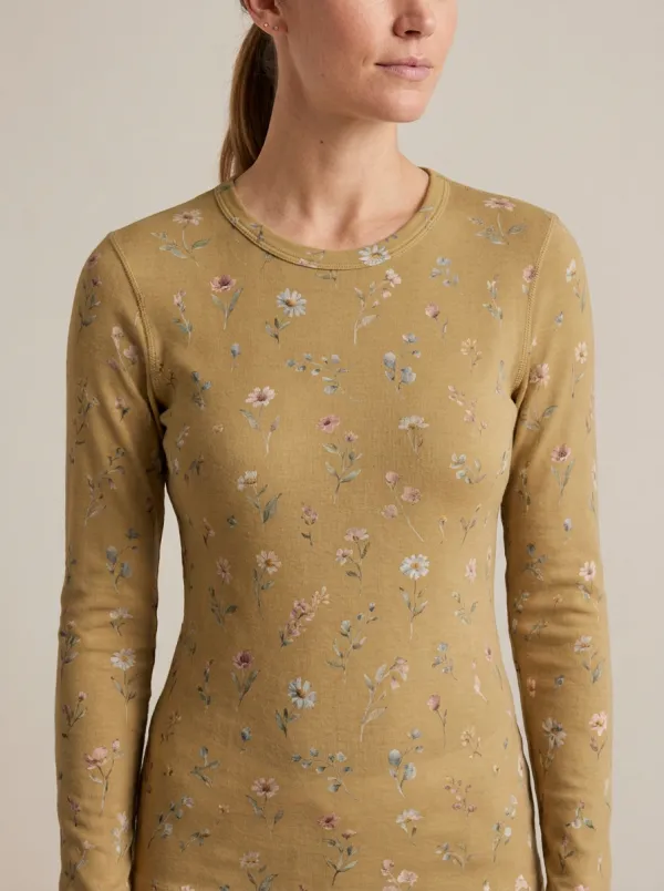 Women's Soft Rose Long Sleeve Thermal Top
