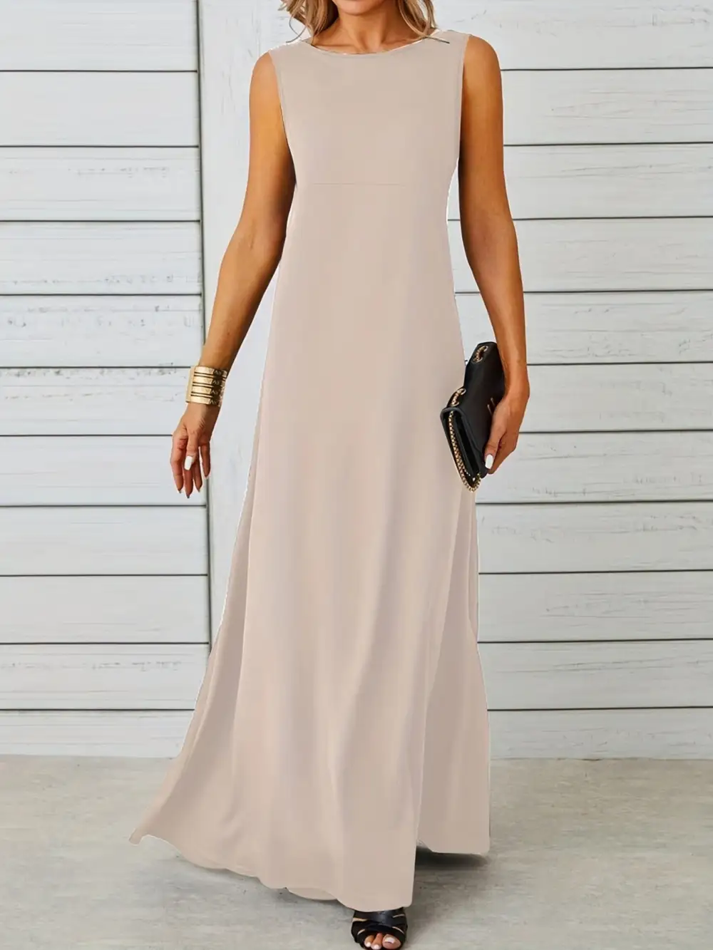 Sleeveless Flowy Maxi Dress