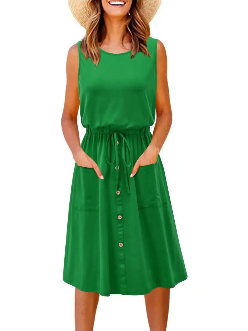 Everyday Round Neck A-Line Dress