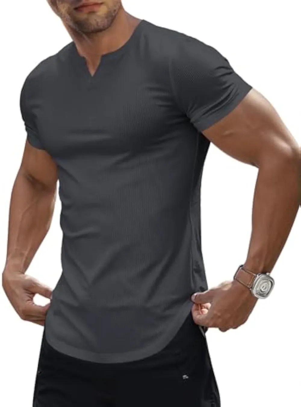 Men's V-Neck Short Sleeve T Shirt