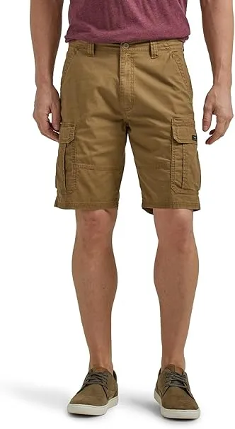 Men's Washed Cotton Twill Cargo Shorts
