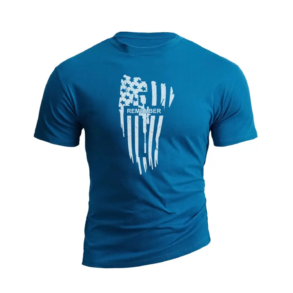 USA FLAG REMEMBER GRAPHIC TEE