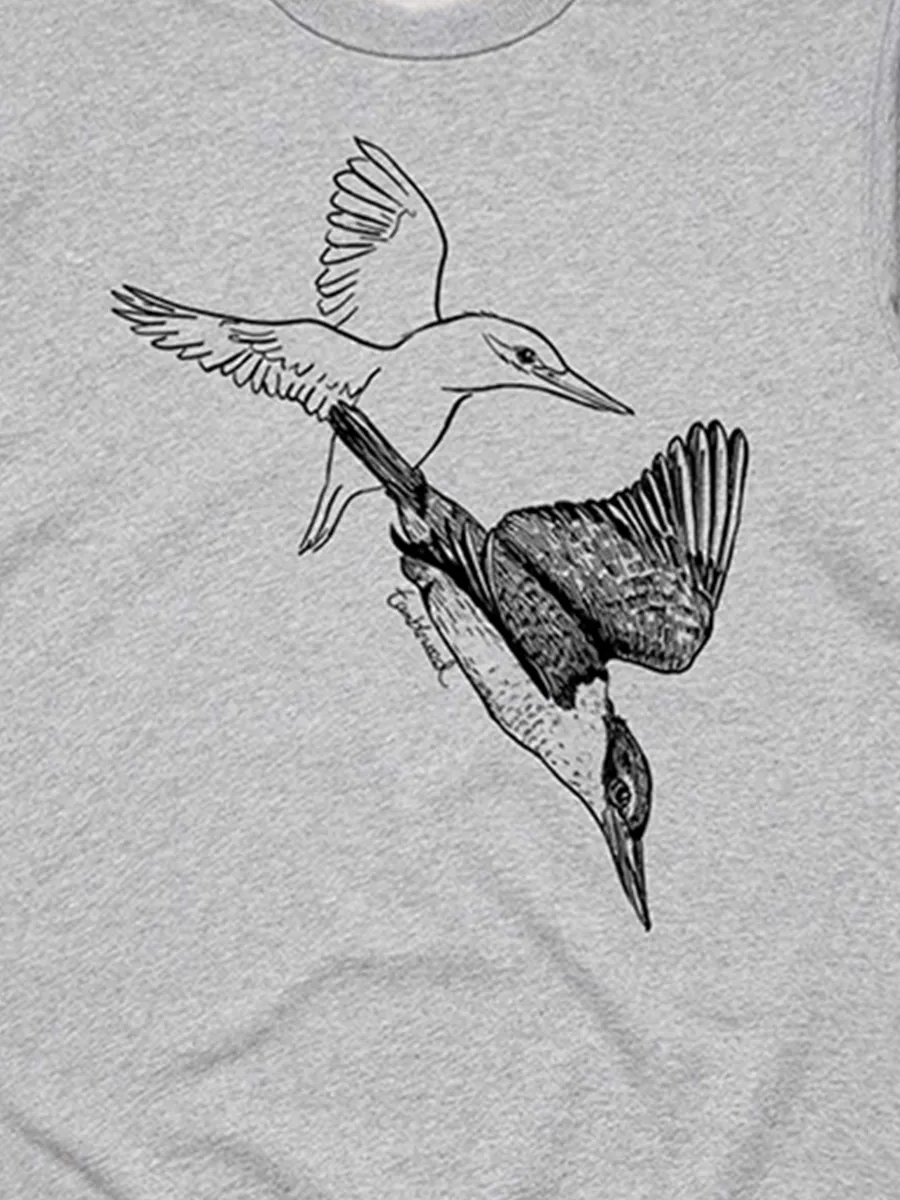 The versatile sports shirt featuring the minimalist art bird design
