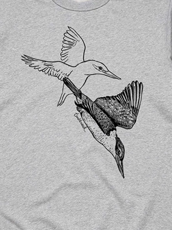 The versatile sports shirt featuring the minimalist art bird design