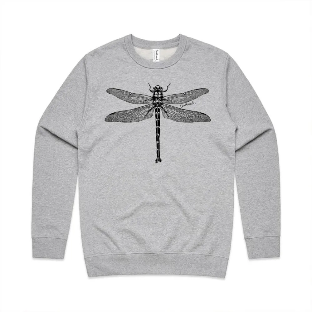 Simple Dragonfly Pattern Versatile Casual Sportswear Shirt