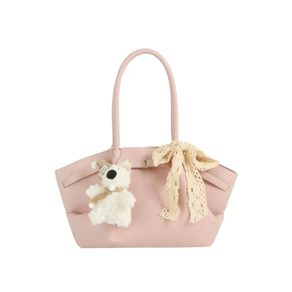 Everyday Detail Faux Leather Tote Bag