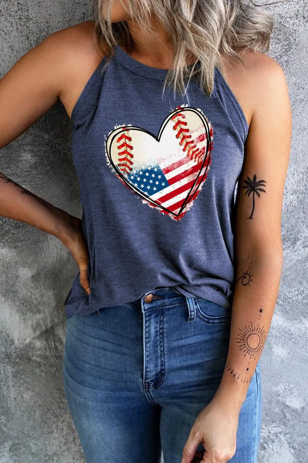 Everyday Round Neck V-Neck Tank Top