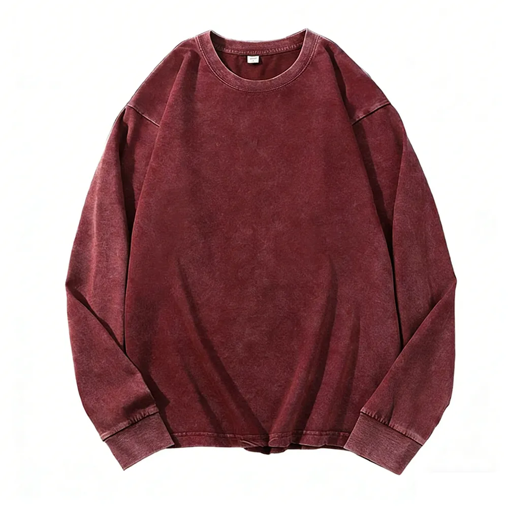Acid-washed T-shirt