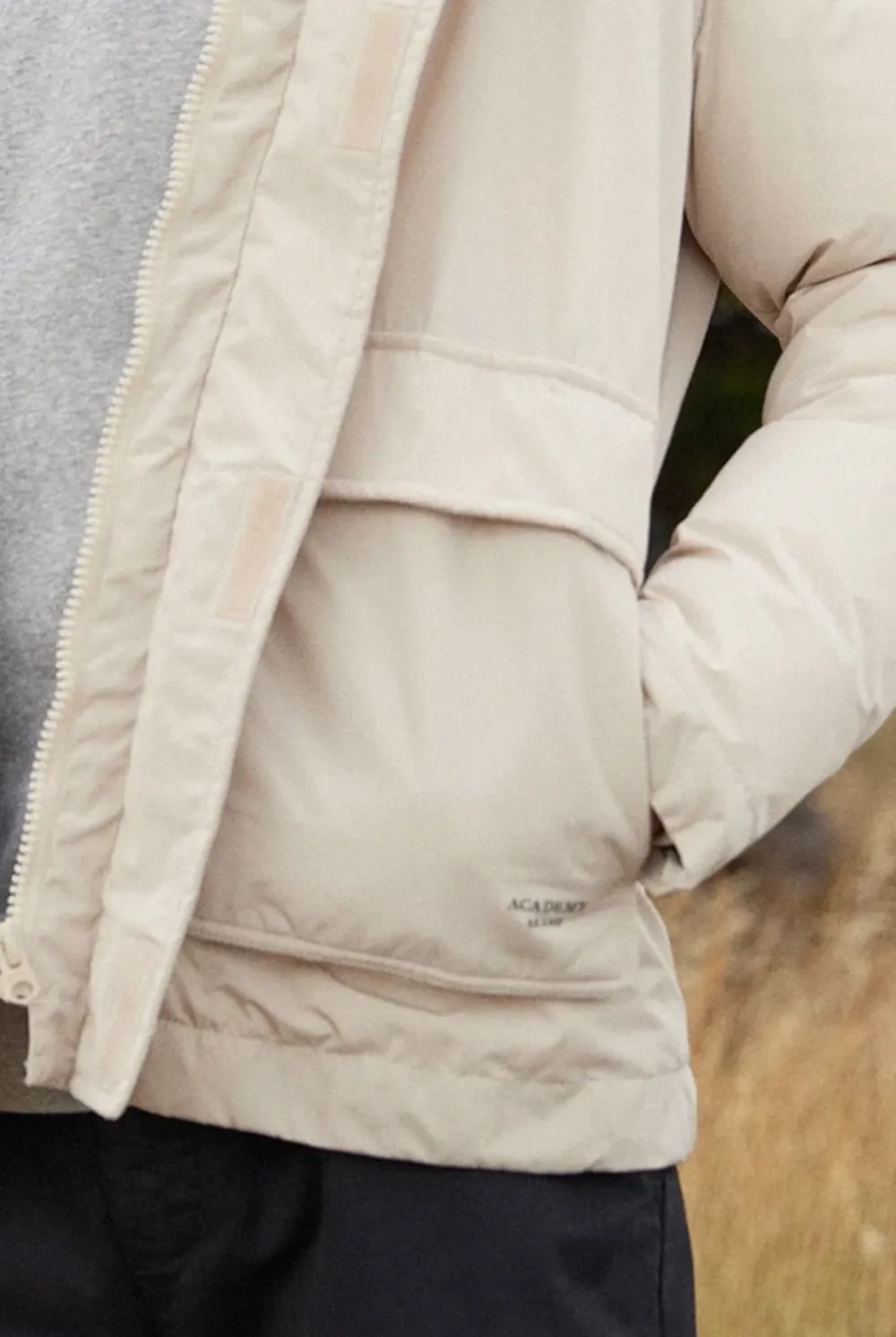 Oregon Puffer Jacket-Macadamia