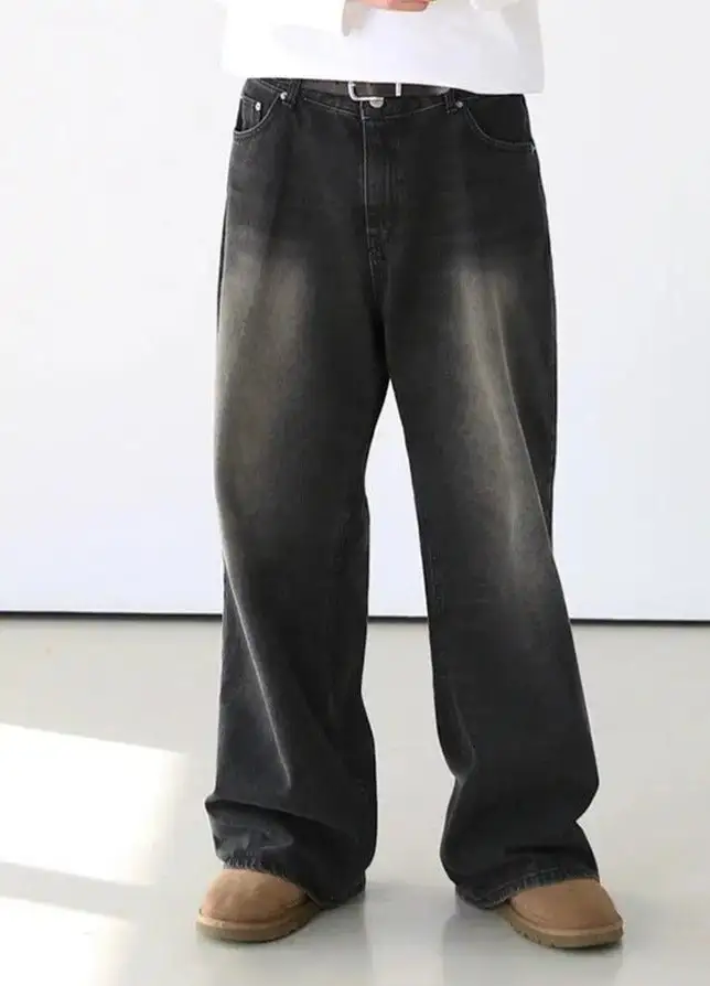 Comfort Thigh Faded Jeans