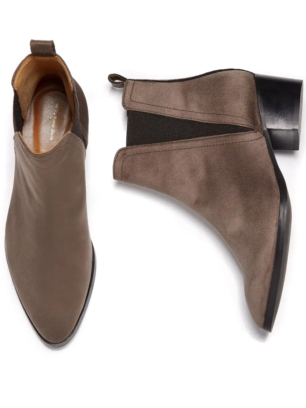 Women's Clean Modern Water Resistant Pointed Toe Chelsea Boots