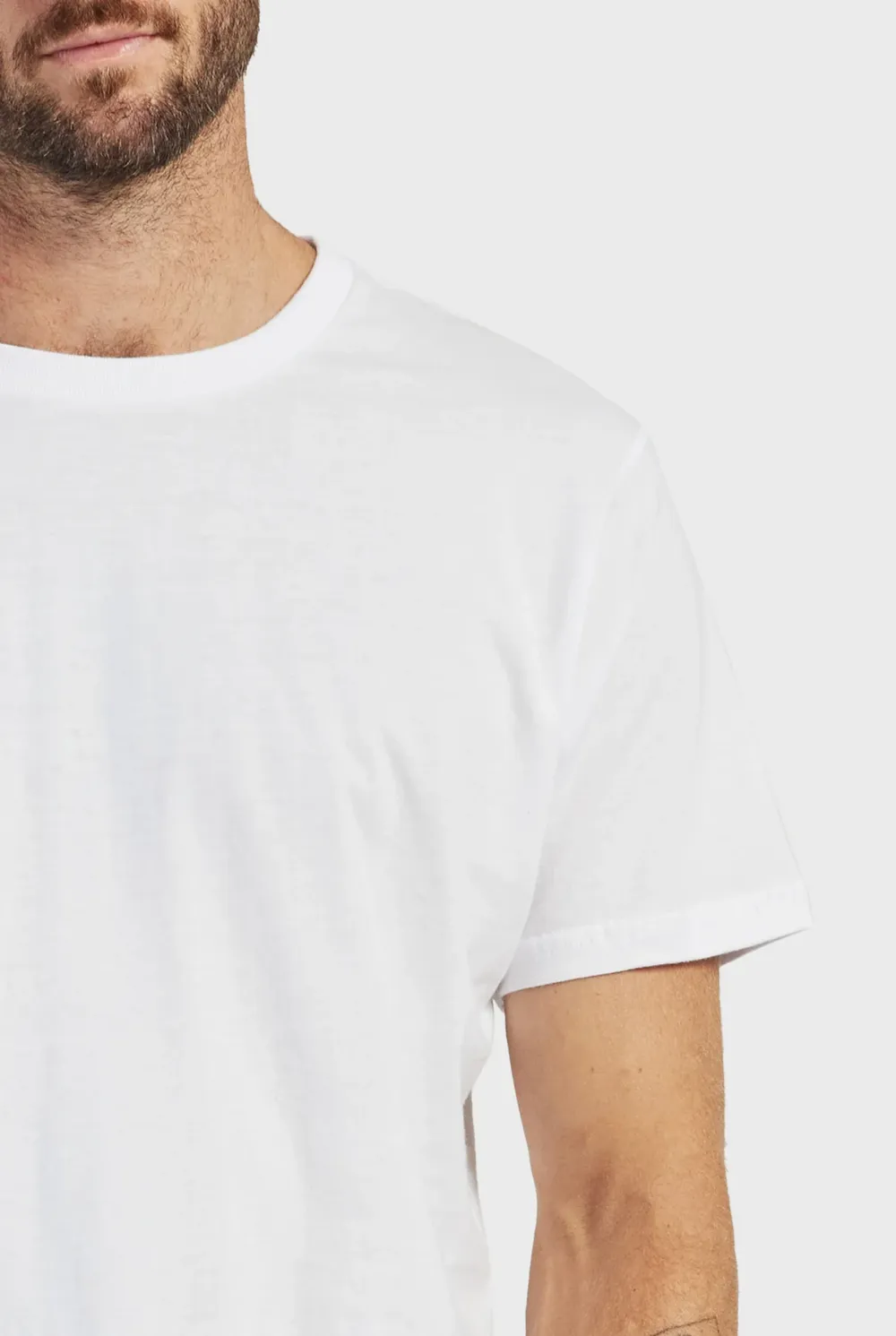 Black Short Sleeve Crew Neck Tee