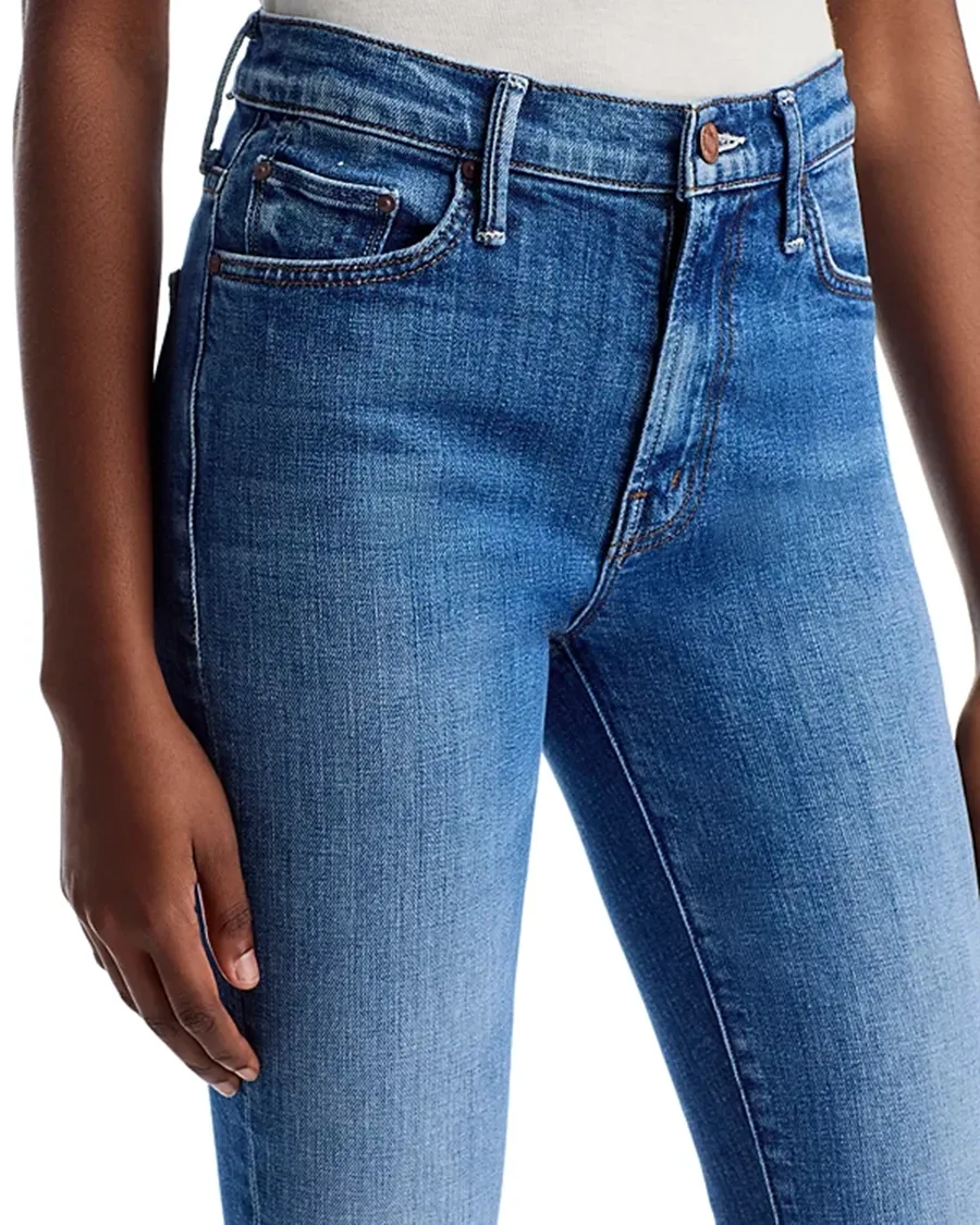 Blue Faded and Whiskered Jeans