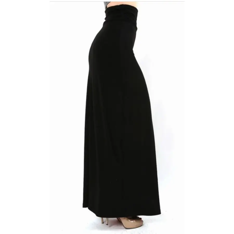 Solid Maxi Skirt Junior Fit