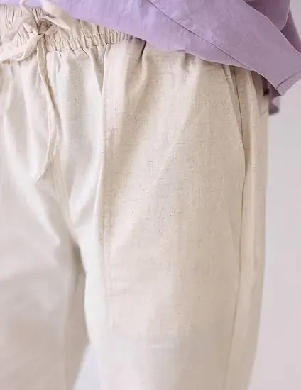 ⏰Hot Sale-Men's Linen-Cotton Blend Casual Trousers🔥8-Pack - All Colors Included