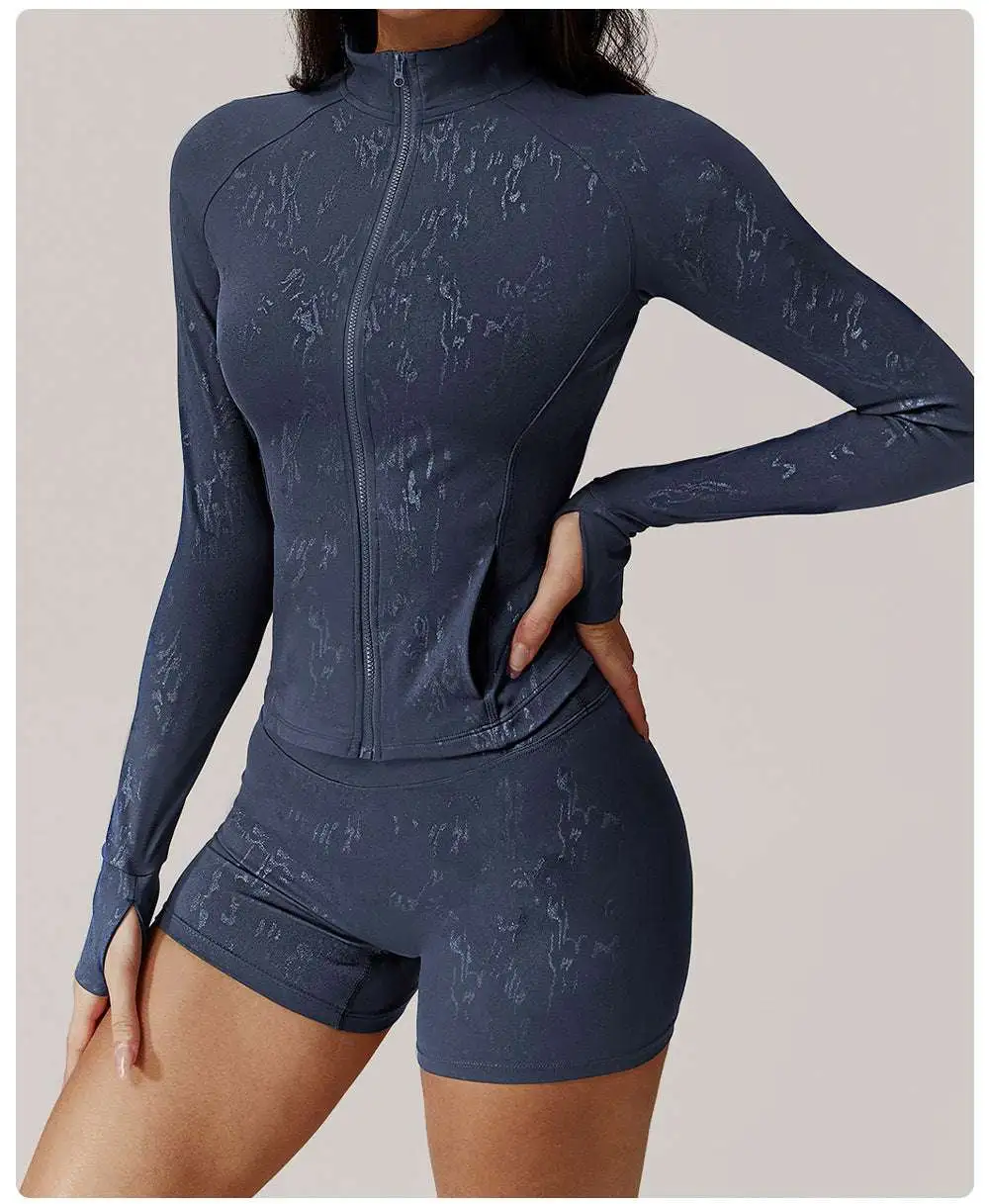 Long-Sleeve Yoga Activewear Active Set