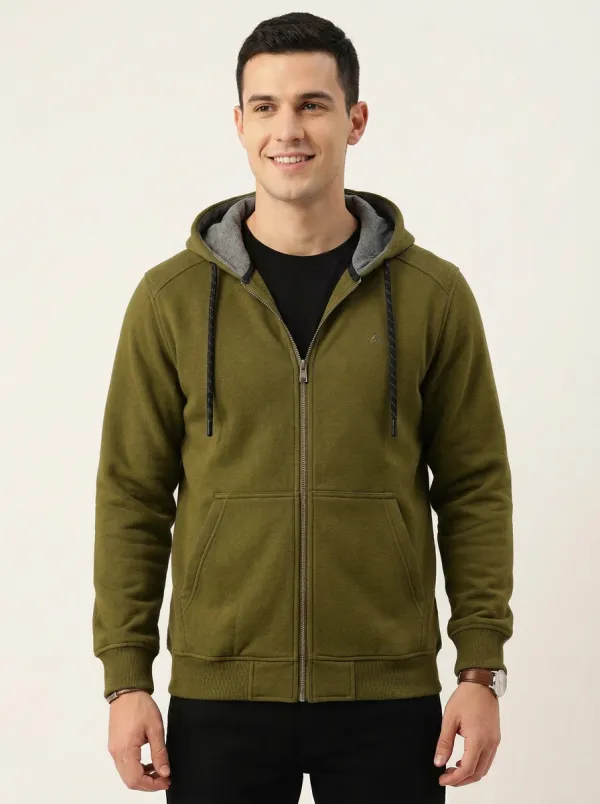 Athletic Embroidered Zip-Up Training Look Men's Sport Jacket
