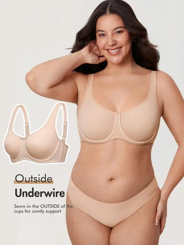 Women's Confishape Full Coverage Bra Plus