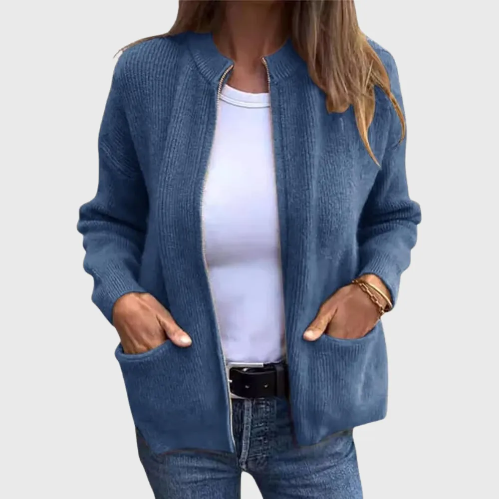 Zip Front Everyday Cardigan