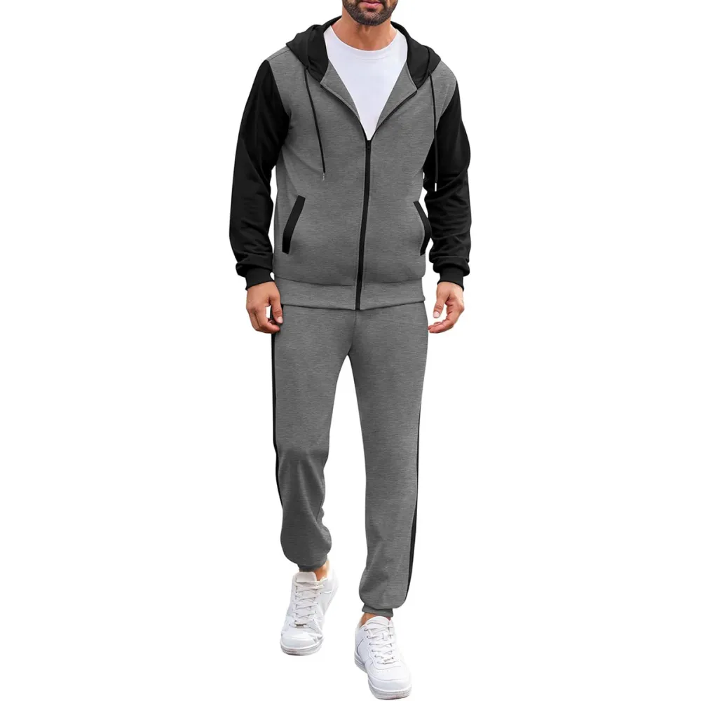 Men's Tracksuit 2 Piece Full Zip Set