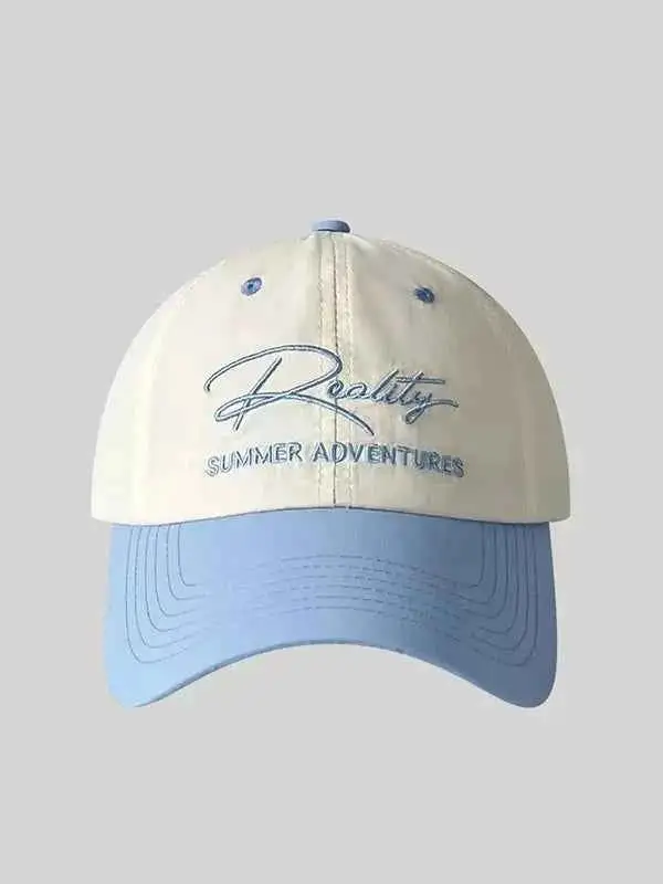 Letter Embroidered Adjustable Hat