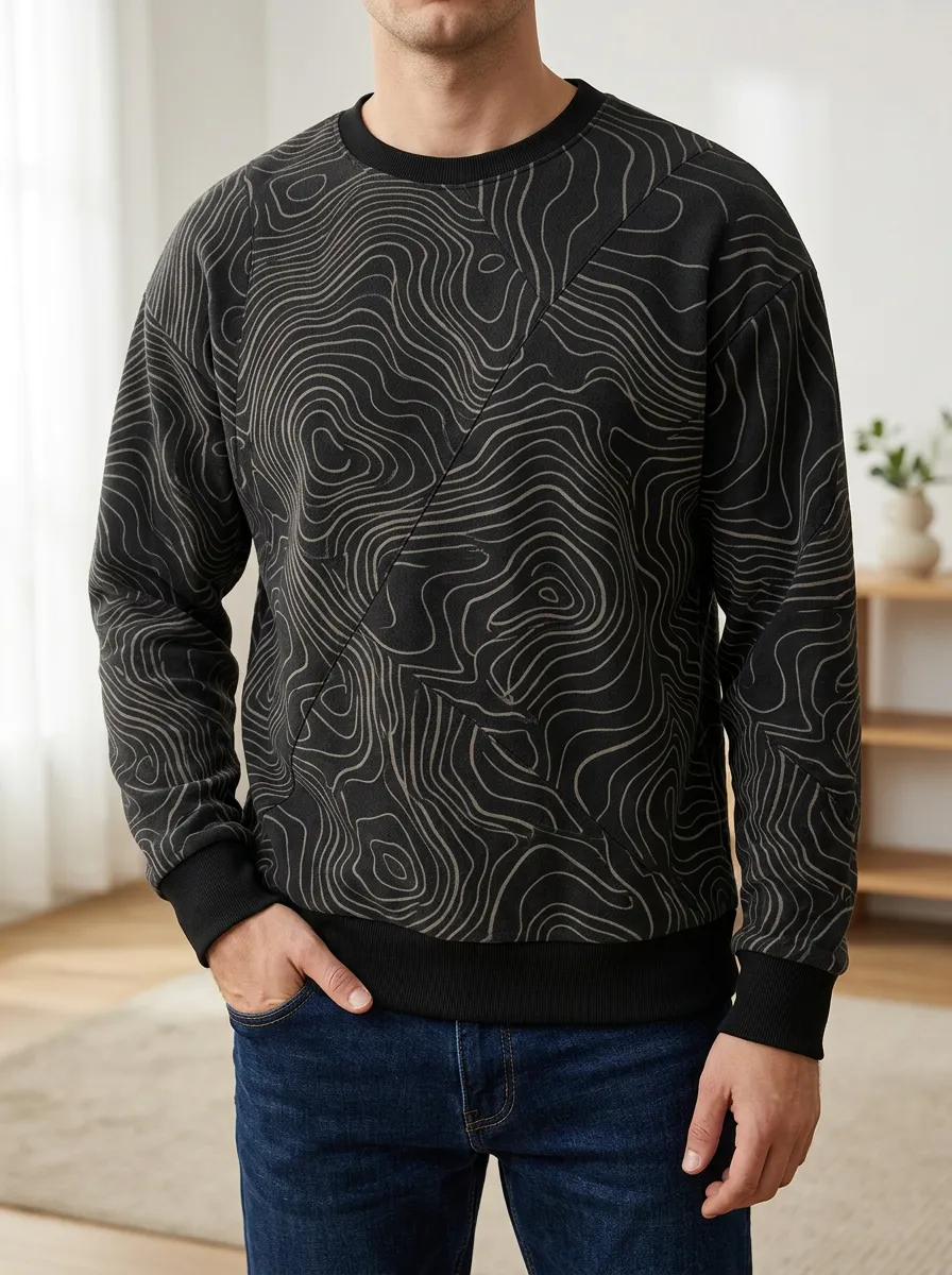Men's Minimalist Fleece Sweatshirt