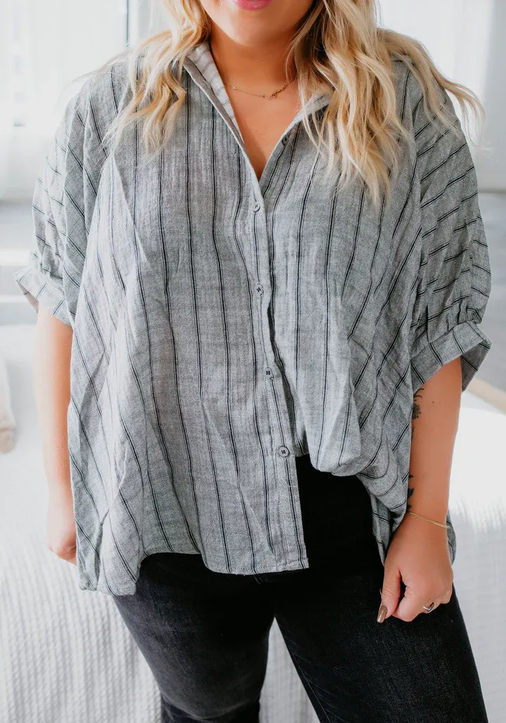 5PACK-Casual Striped Shirt