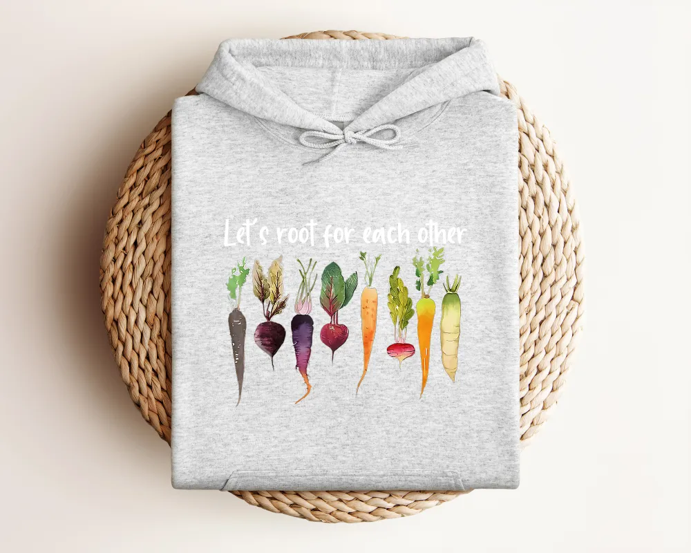 Garden Motto Graphic Pullover Hoodie