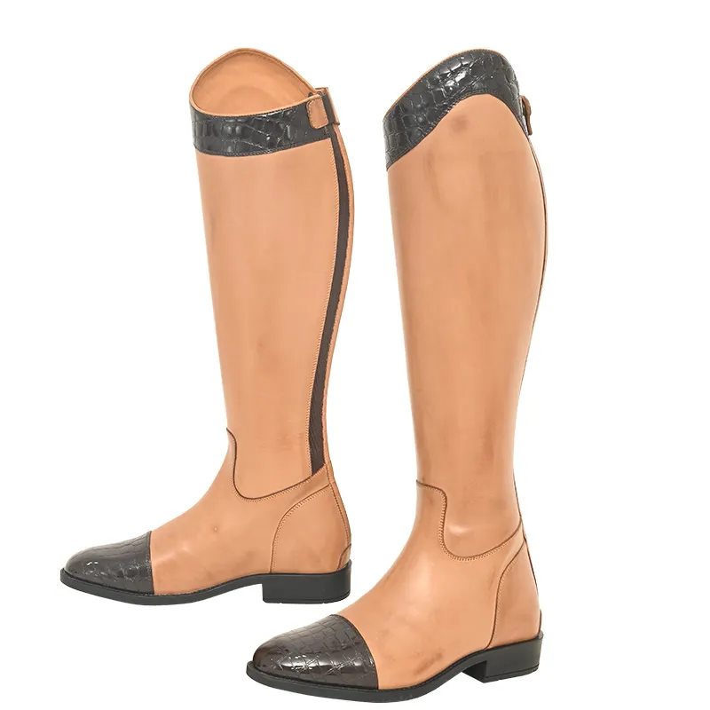 Refined Rubber Sole Classic Tall Riding Boots