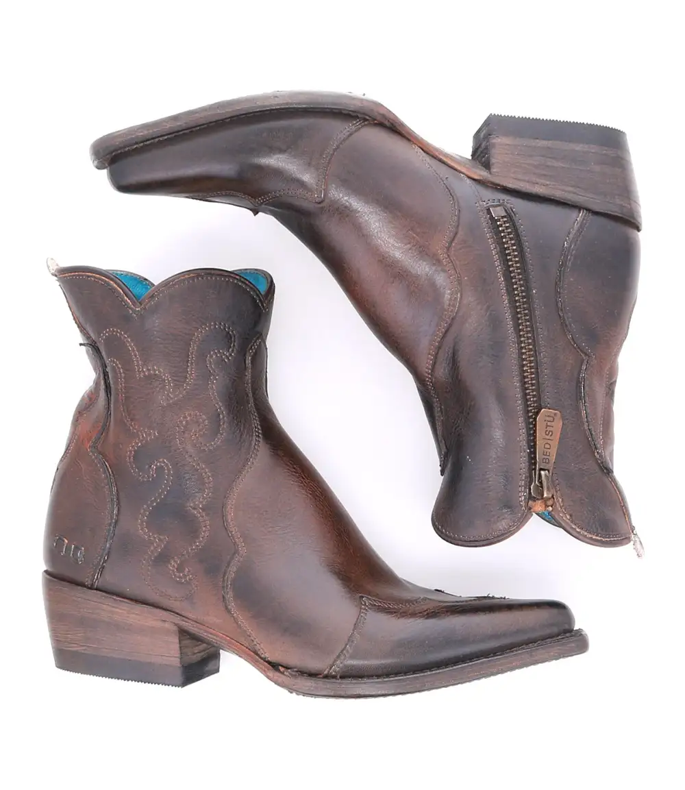 Pointed-Toe Western Boots
