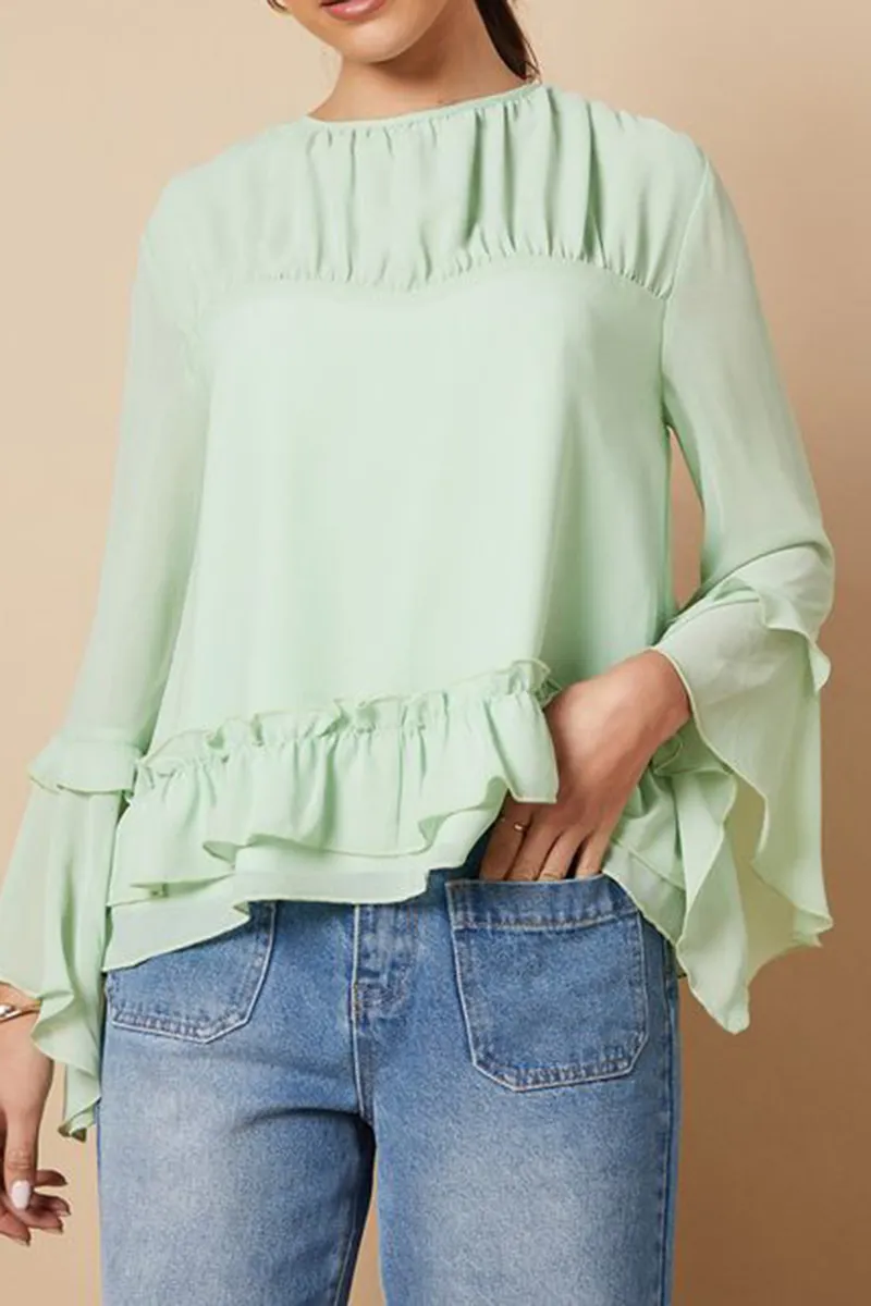 Casual Style Relaxed Silhouettee Top
