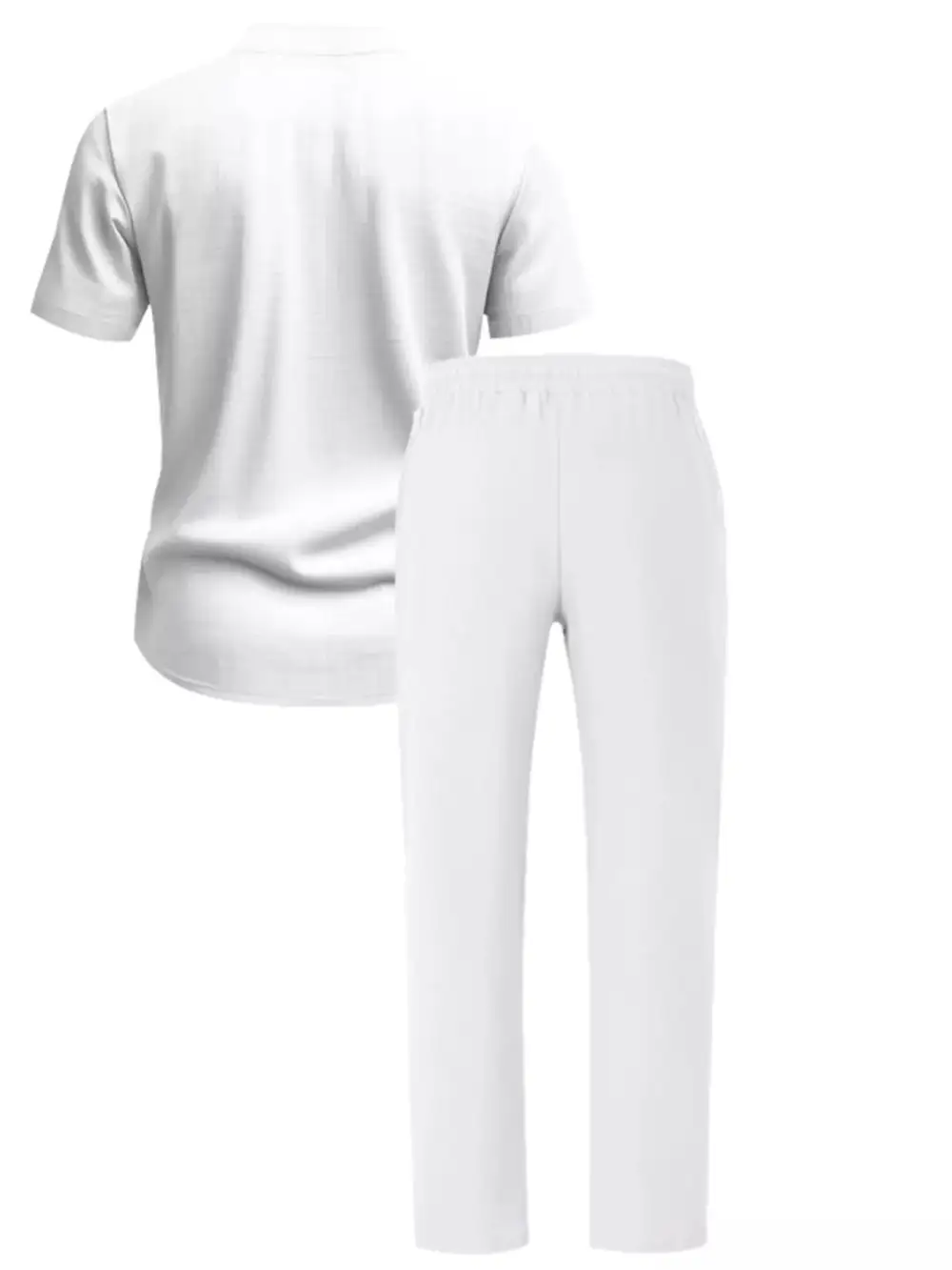 Men's Full Size Casual Button Up Short Sleeve