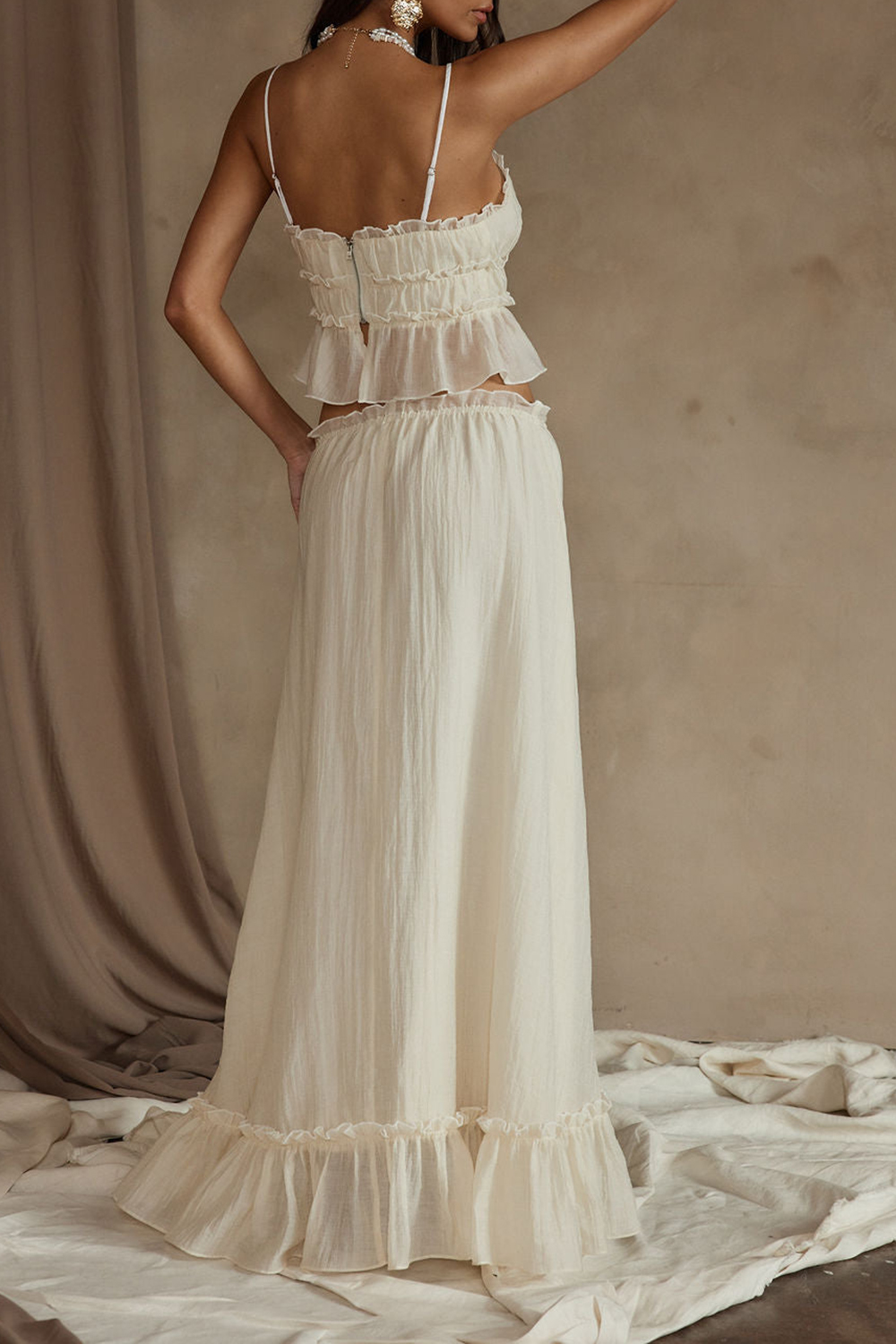 Holiday Style Baby Yellow Maxi Skirt