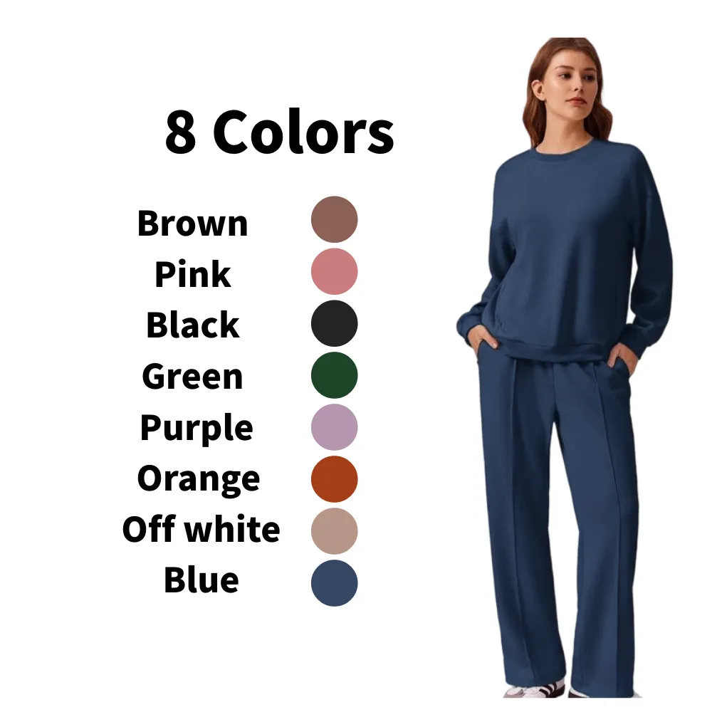 2-Piece Long Sleeve Sweatshirt