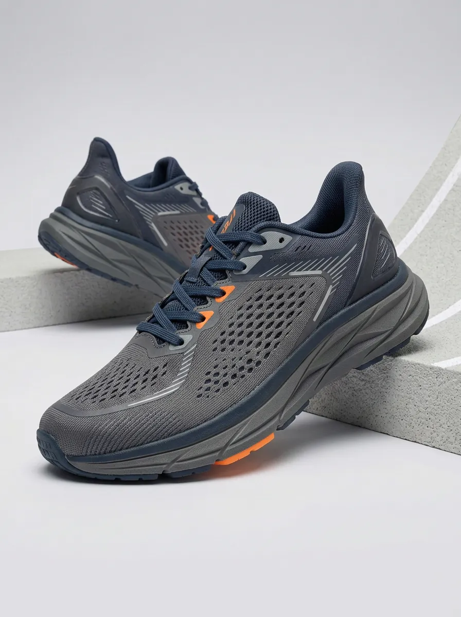 Men's Stride Pace Mesh Breathable Athletic Running Shoes