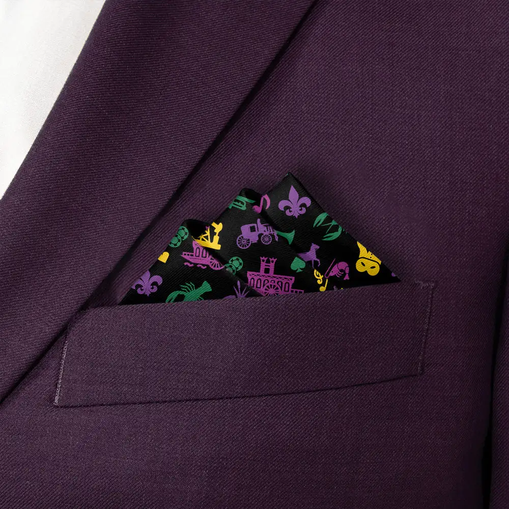 Contemporary Clean Suit Pocket Square