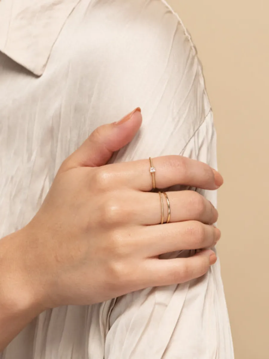 Textured Twist Ring