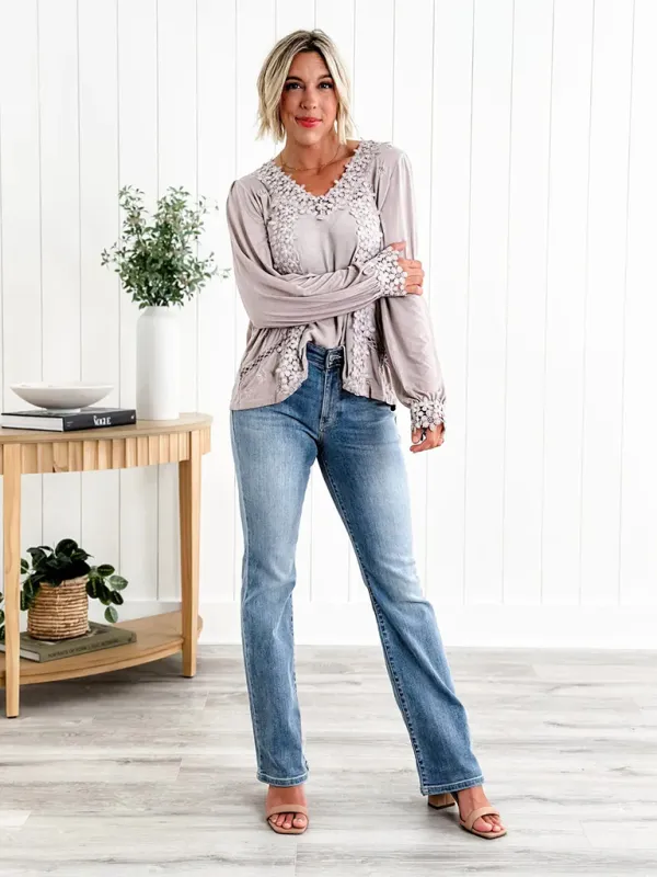 Clean Layered Denim Jeans