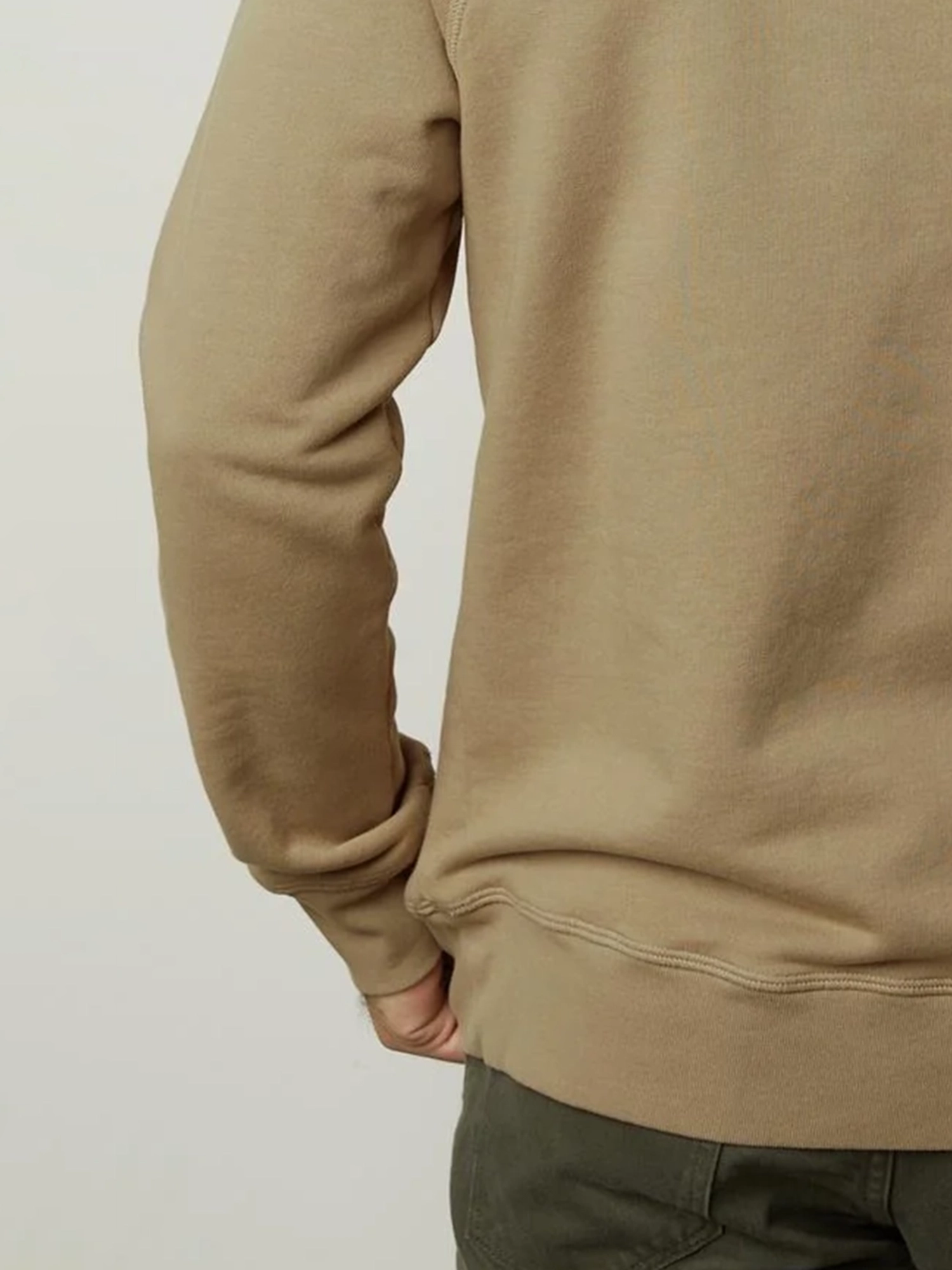Solid Long Sleeve Hooded Sweater