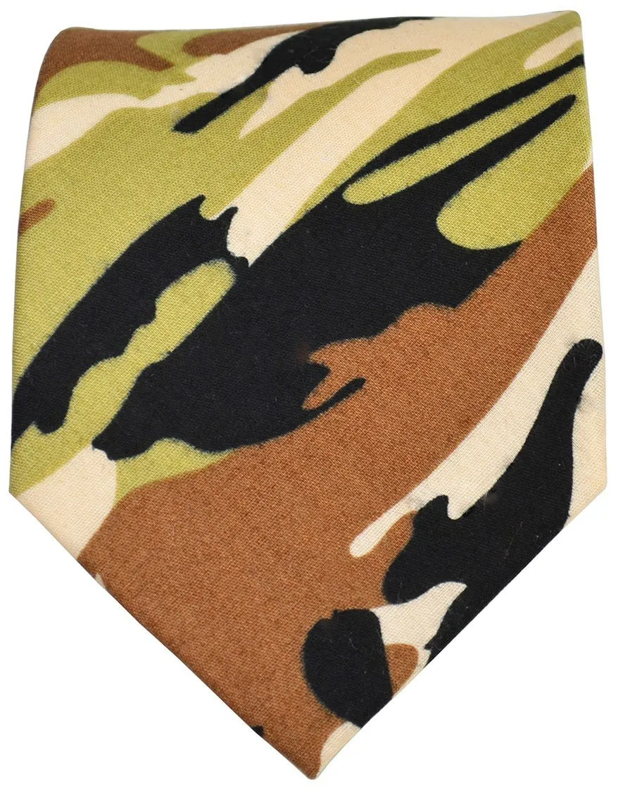 Elegant Cotton Classic Men's Necktie With Pocket Square