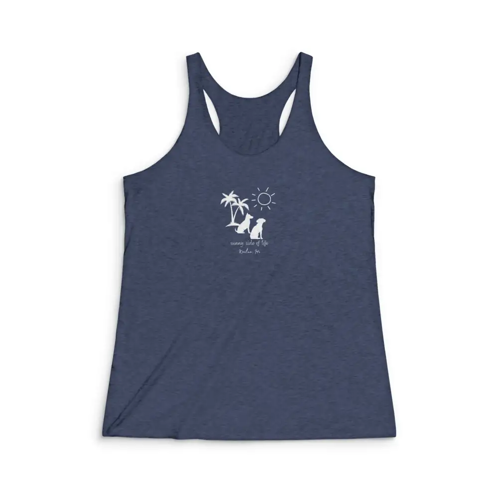 Sunny Dog Graphic Racerback Tank