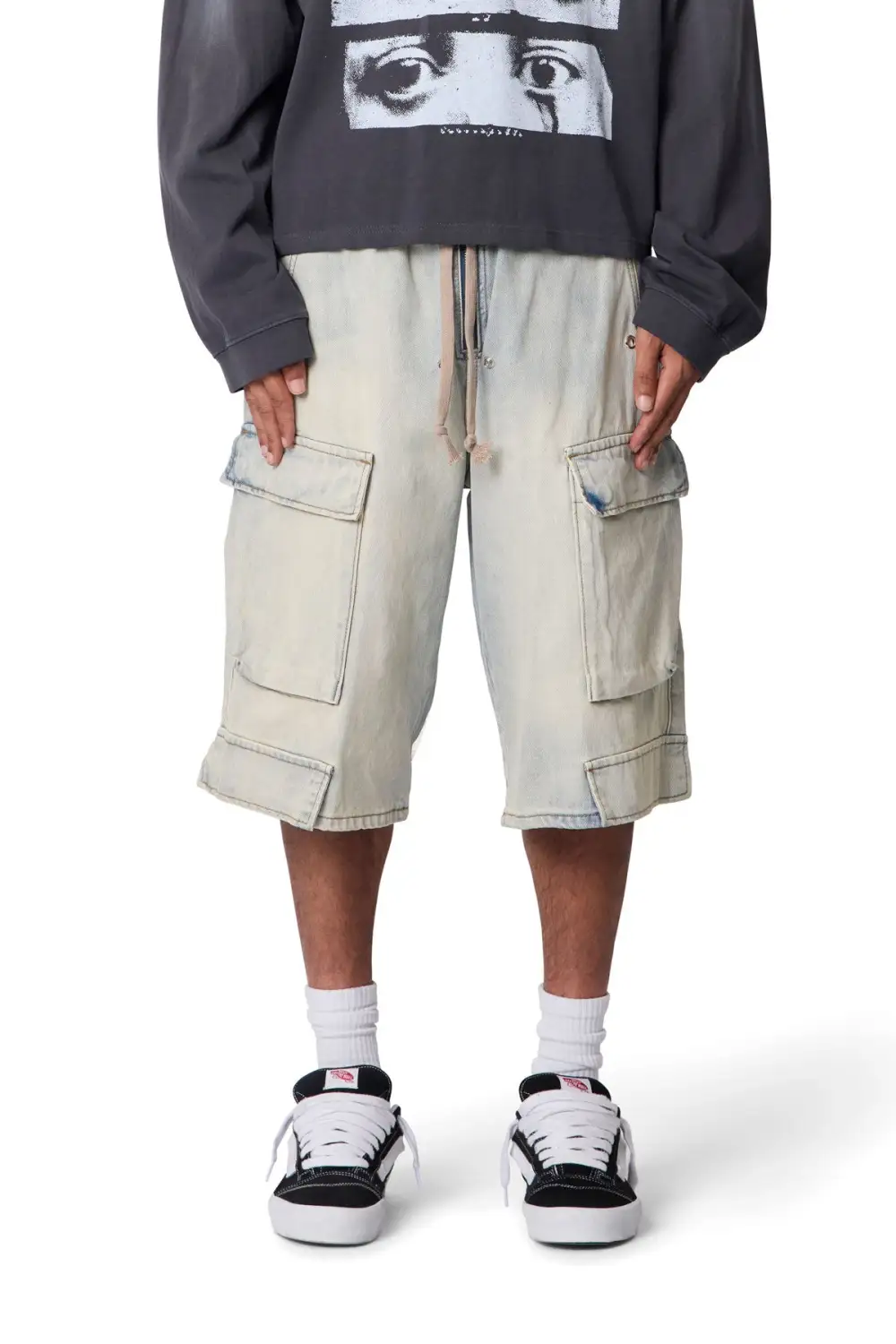 Everyday Cargo Denim Shorts