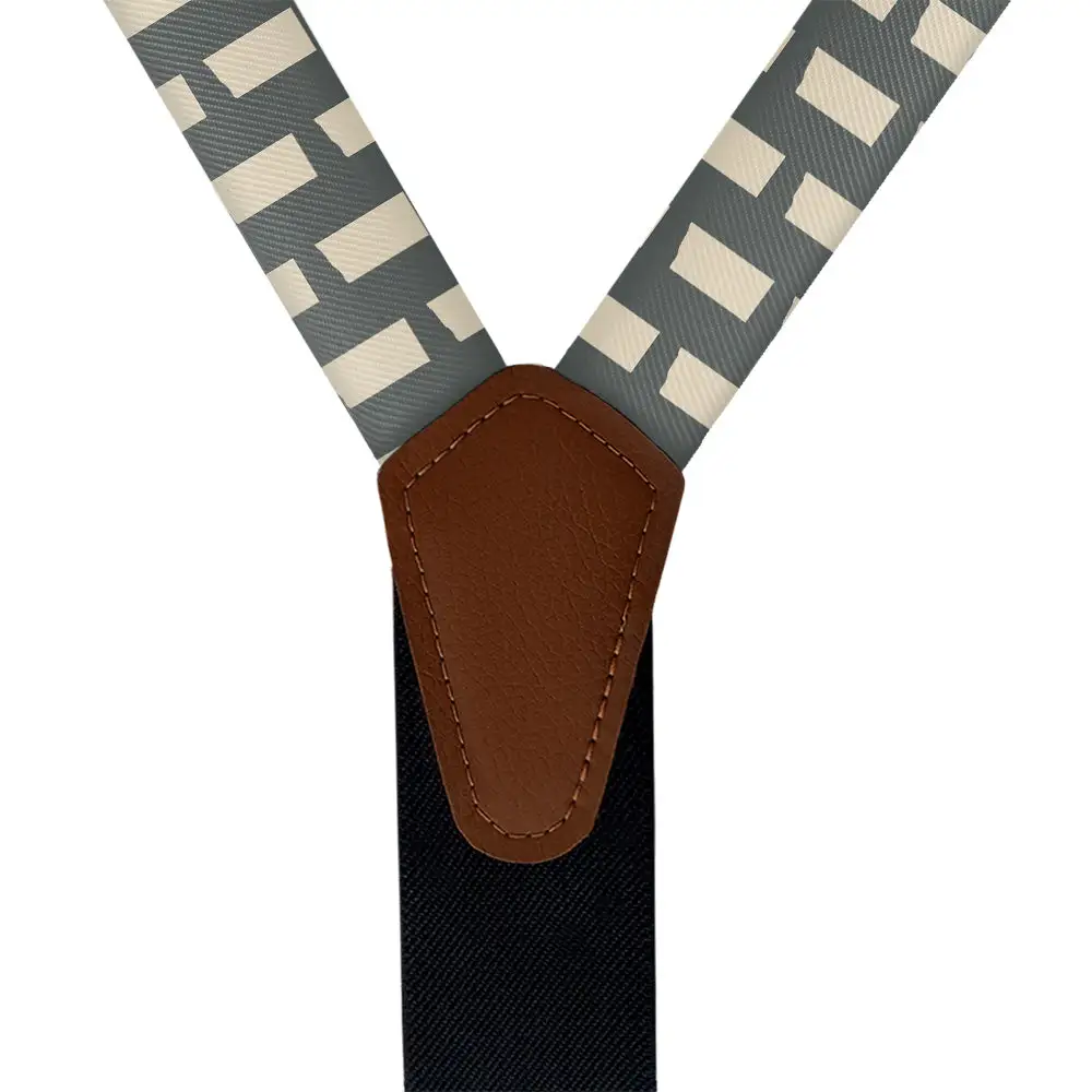 Linear Outline Motif Suspenders