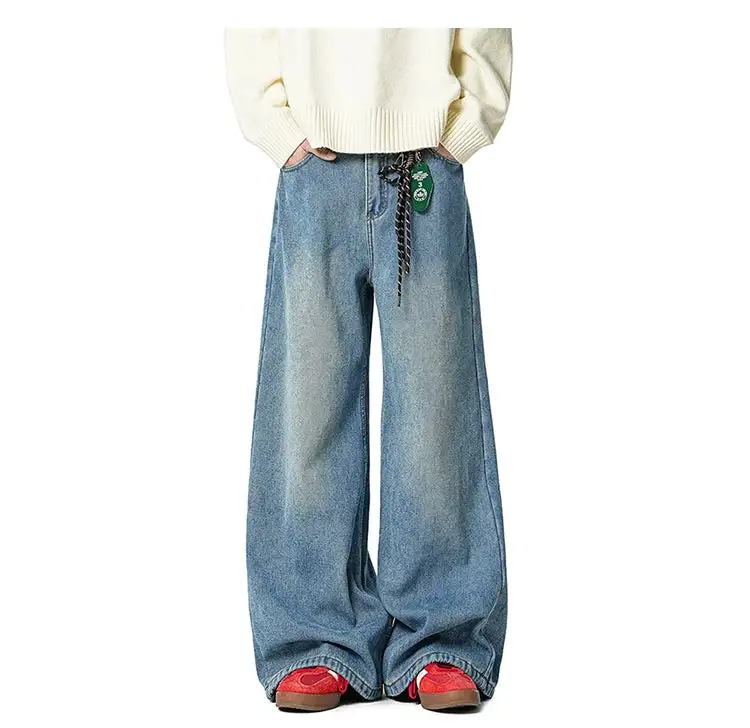 Fade Barrel-Leg Jeans