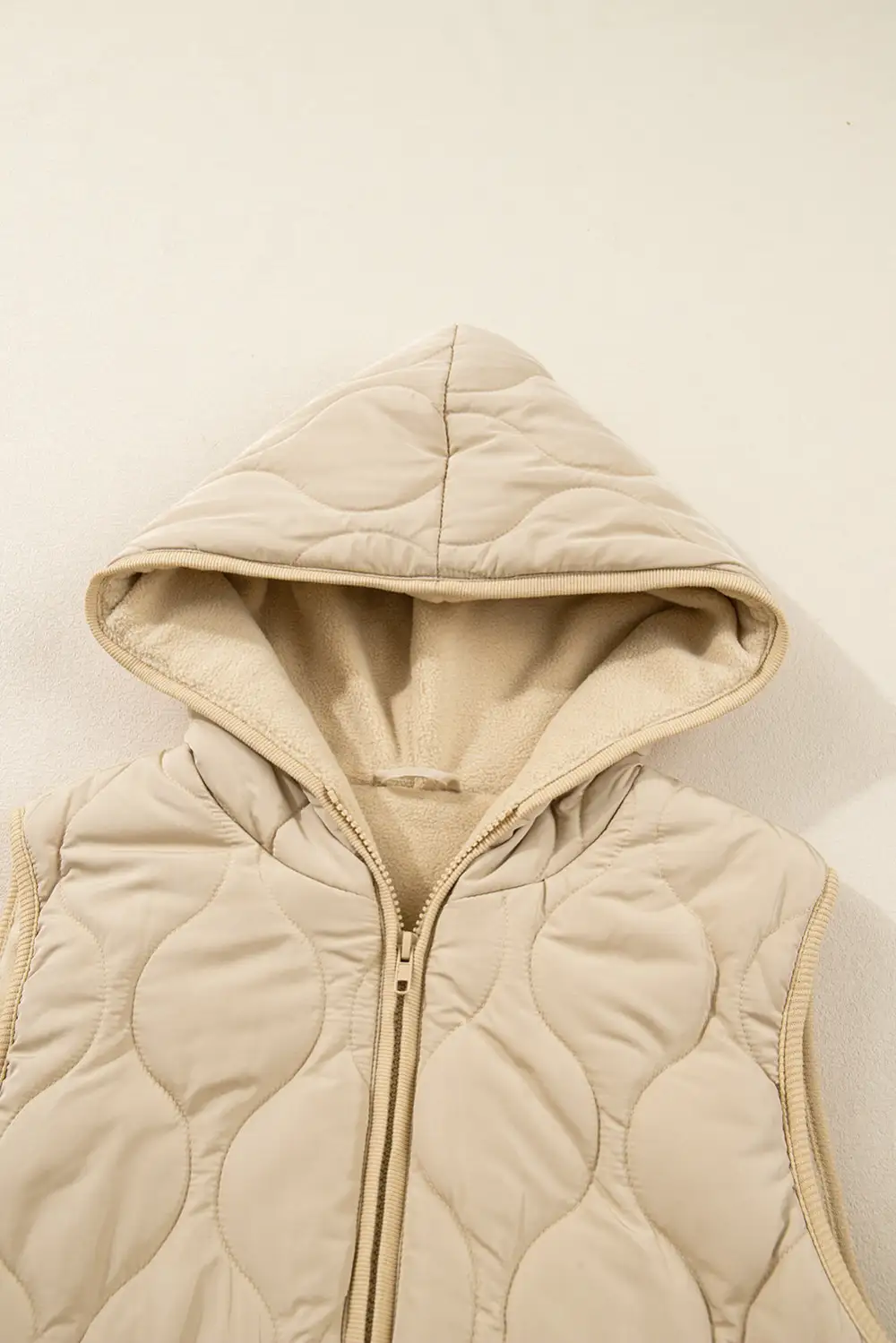 Quilted Padded Everyday Winter With Lining Sherpa Vest