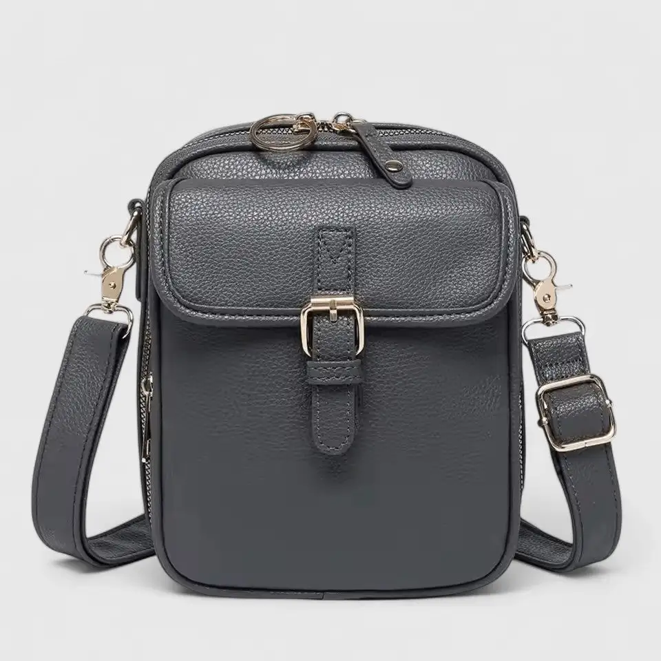 Woven Leather Crossbody Bag