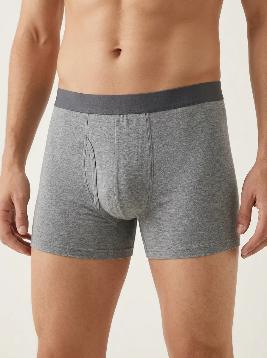 Men's Casual Everyday Solid 3-Pack Boxer Briefs